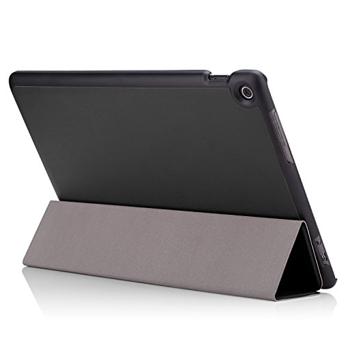 ASUS Zenpad 10 Hülle – MoKo Ultra Slim PU Leder Tasche Schutzhülle Schale Smart Case mit Auto Sleep/Wake up Funktion und Standfunktion für ASUS Zenpad 10 Z300C / Z300CG / Z300CL 10.1″ Tablet, Schwarz - 7