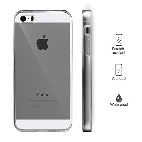 iPhone SE iPhone 5 5S Funda Leathlux Cover iPhone 5S Gel Silicona Carcasa Transparente TPU full Protecci n Delanteros y Traseros Case para iPhone SE iPhone 5 5S 4 0 reviews iPhone SE iPhone 5 5S Funda Leathlux Cover iPhone 5S Gel Silicona Carcasa Transparente TPU full Protecci n Delanteros y Traseros Case para iPhone SE iPhone 5 5S 4 0