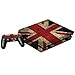 Produktbild Union Jack Flaggen Muster Britain UK England Flagge / Retro Style Designfolie für Playstation 4 Konsole (für beide Seiten + Ränder / Full Body Aufkleber) und für 2 Controller / Sticker, Skin für PS4 Spielkonsole