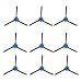 Produktbild JUMBO FILTER-Seitenbürsten-Set für Eufy Robovac 30 15c 30c 11s Raumreinigungsroboter, Seitenbürste, Ersatz...
