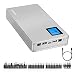 Produktbild aceyoon Powerbank 50000mAh Schnellladefunktion Dual USB + DC + USB C (QC3.0 / QC2.0) 5 Ports Externe Batterie LCD Multi Voltage 5V 9V 12V 15V 16V 19V 19.5V 20V 24V für Laptop PC Handy MEHRWEG
