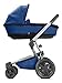 Maxi-Cosi Quinny Buzz Xtra 3 Wheel Pushchair, Silver Frame, Blue Base