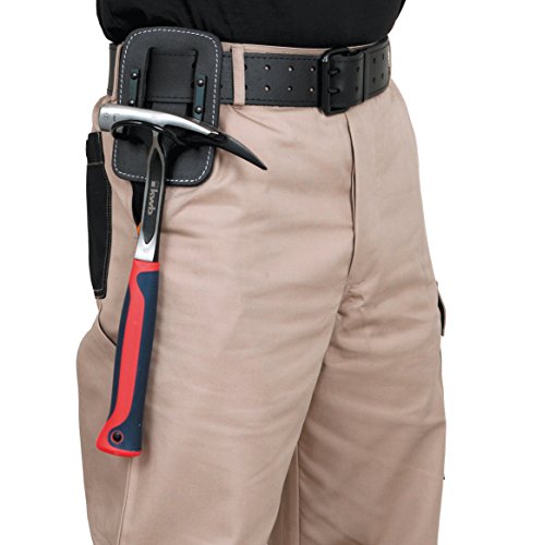 kwb Hammerhalter 906010 (aus Leder, mit festem Bügel aus Metall, am Gürtel tragbar mit Gurtschlitzen) - 2