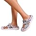 Produktbild Damen Clogs & Pantoletten Atmungsaktiv Mesh Sandalen Sommer Beach Hausschuhe Rutschfest Outdoor Sport Pantoletten Sandalen Slip-On Garden Clogs Paare Flip Flops (Size(CN) :40/EU:40, Grau)