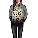 Produktbild Elecenty Kürbis Drucken Kapuzenpullis, Frauen Reizvolle Halloween Pullovershirt Kapuzenpullover Taschen Kapuzenshirt Winter Herbst Sweatshirts Mit Kapuze Pullis