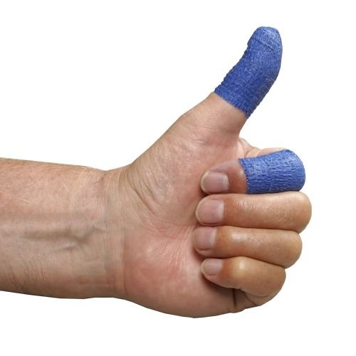 Papstar 11087 9 Rollen Pflaster, selbsthaftend 5 x 2,5 cm, blau - 3