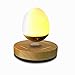 Produktbild OOFAY Levitation Mit Base Wood Grain Lautsprecher Birne LED Wireless Bluetooth Portable Magnetschwebebahn Floating LED Nachtlicht Freischwebender Lautsprecher Bluetooth