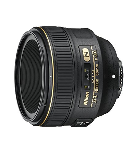 El Mejor Precio Nikon Nikkor AF-S 58mm f/1.4G - Objetivo para cámara
réflex para Nikon (Distancia Focal Fija 58mm, Apertura f/1.4-16,
diámetro: 72mm), Negro En línea