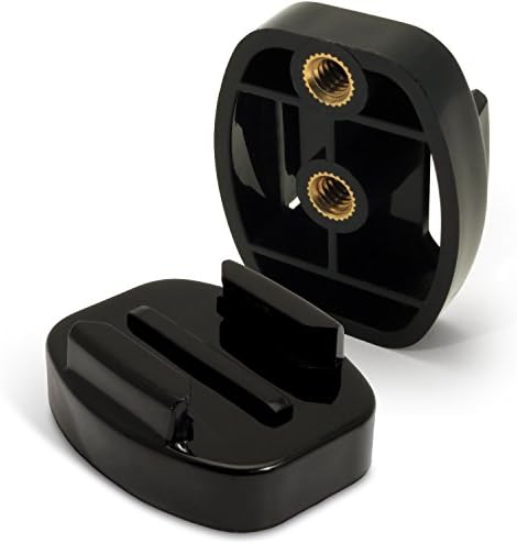 Optix Pro U6303 -Tripod/Monopod Flat Mount Adapter Suitable for Sports Action Cams/GoPros -Black