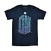 Produktbild Doctor Who - Logo of Words T-Shirt M - Blau