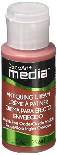 DecoArt Media Antiquing Crema, Inglés Rojo óxido
