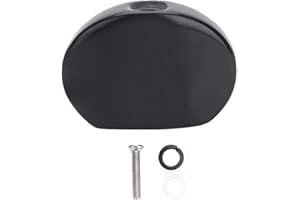 ODORKLE Guitar Tuning Head Guitar Tuning Peg Buttons Replacement Parts,Classical Guitar Tuners Acoustic Guitar Machine Heads Tuners (Oval Black Gloss)