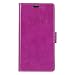 Produktbild Hülle Samsung Galaxy J6 2018 Tasche, FindaGift PU Leder Slim Libro Design Brieftasche Handy Schutzhülle Magnetverschluss [Stoßfest] [Ganzkörperschutz][Ständer Funktion] Bookstyle Klapphülle Protective Case Bumper Flip Hülle mit Kartensteckplätzen für Galaxy J6 2018 (Lila)
