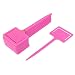 Imported 20x Plastic Tags Markers Garden Seed Packet Plant Flower Labels Holder Pink RS.355.00