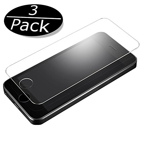 3x iPrime® Premium Apple iPhone 5/5s/5c/SE Panzerfolie aus TPU Anti Shock Folie Panzer Schutzfolie Displayschutzfolie - Vorderseite Front