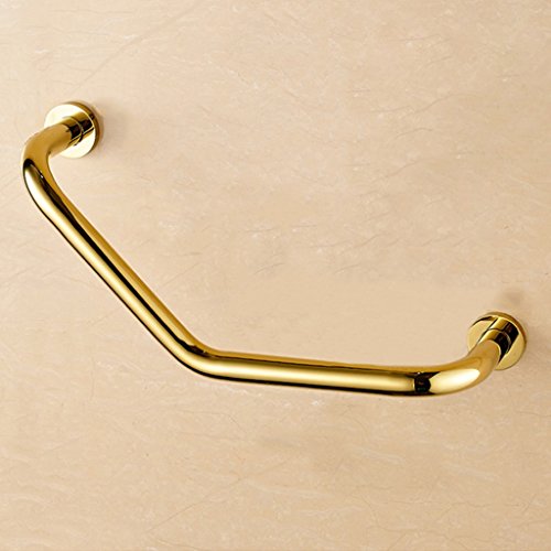 Preisvergleich Produktbild Greifschienen Handlauf Volles Kupfer-Gold überzogener Sessel-Badezimmer-hängendes Badezimmer-Handgriff Anti-Rutsch-Handlauf