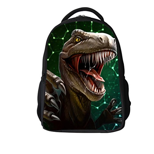 Mochila de escuela de dinosaurio 3D para niños Animal Print Deign Mochila escolar mochilas de computadora portátil