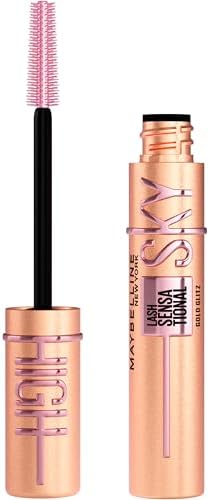 Maybelline New York Ciglia Sensazionali Sky High Mascara, Rose Gold Glitz