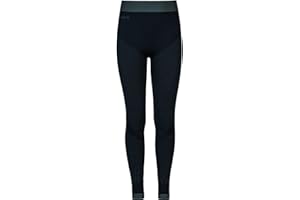 Odlo Dziecięce majtki SUW Bottom Pant PERFORMANCE Warm Kids Spodnie, Black Graphite Grey, 140