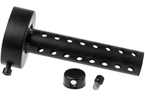 Riloer 1x 60mm Universal Motorcycle Exhaust Muffler Baffle Db Killer Short Silencer, Universal Motorcycle Adjustable Removable Exhaust Mufflers（black）