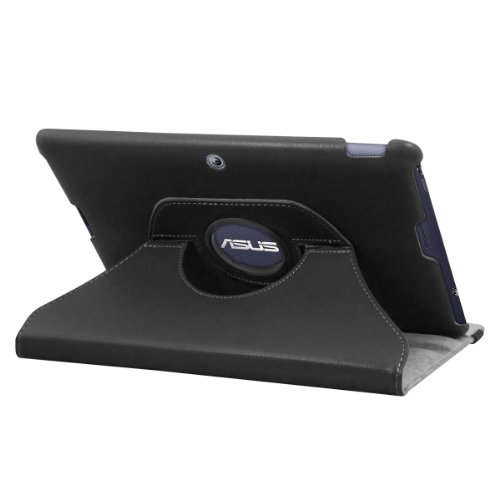 kwmobile Hülle für Asus Memo Pad FHD 10 ME302C – 360° Standfunktion Case Tablet Schutzhülle Kunstleder – Smart Cover Tabletcase Schwarz - 5