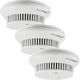 zentralheizung holzofen  Homematic IP Rauchmelder HmIP-SWSD mit 10-Jahres-Lithium-Batterie, 3er-Set