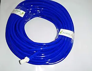 Agrorab Polyurethane Farm Tube Blue Colour (8mm OD?5.5mm ID) for Rabbit Nipples, Poultry Drinkers and Other Purposes (15 Meter)