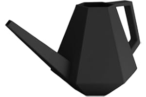 ‎SHAPES - DECORATIONS Shapes - Decorations Watering Can Premium Gießkanne 1L Mittel Schwarz, Giesskanne Zimmerpflanzen Indoor Outdoor, Blumengießkanne für Pflanzen Garten Büro Balkon Gazzaladra Design