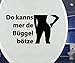 Produktbild Aufkleber WC Deckel, Kölsche Spruch, Toiletten Sticker, Klodeckel Tattoo, Wandtattoo lustig Toilettendeckel Badezimmer Tür 3C026, Farbe:Königsblau glanz, Breite vom Motiv:25cm