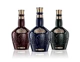 coleccion botellas vacias whisky El nombre de este excepcional whisky escocés proviene de 21 Gun Royal Salute, que se despide como una señal de respeto por los dignatarios poderosos.