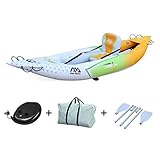 Incluye :  1 remos dobles, mangos de aluminio, palas de polipropileno + Mochila de transporte + Inflador