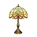 Produktbild HETAO Tiffany Schreibtischlampe, Glas Mediterranen Stil Nachttischlampe Vintage Cafe Schlafzimmer Dekorative Tischlampe (47 * 30Cm)