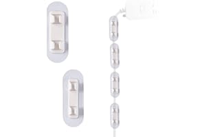 YSDYY 50 Stück Kabel-Organizer-Clips, selbstklebende Kabel-Organizer-Halterung, Mini-Drahthalter für ordentliches Büro-Schreibtischzubehör und Netzkabel für Zuhause, Ladekabel, Mauskabel (weiß)