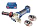 Produktbild Bosch GWS 18-125 Akku-Winkelschleifer inkl. L-Boxx, Vibration Control & 2 Makita Schruppscheiben