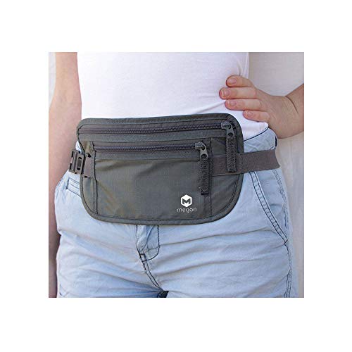 Megon - Porte-Monnaie avec Blocage RFID - Porte-Monnaie et Passeport