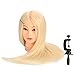 LuckyFine 90% 24'' Hair Salon Hairdressing Model Practice Training Head Mannequin With Clamp