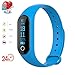 Produktbild XinYuan Bluetooth Fitness Tracker, Smart Wrist Herzfrequenzmesser, Blutdruck, Blut Sauerstoffüberwachung Handgelenk Event Tracker Smart Armband Kompatibel: IOS8.0 Android4.4 smart uhr ( Farbe : Blau )