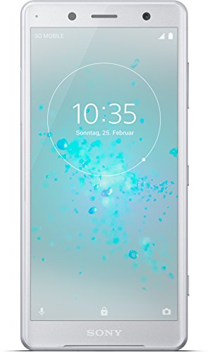Sony Xperia XZ2 Compact Smartphone (12,7 cm (5,0 Zoll) IPS Full HD+ Display, 64 GB interner Speicher und 4 GB RAM, Dual-SIM, IP68, Android 8.0) White Silver - Deutsche Version