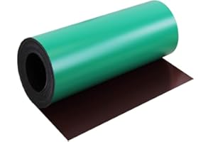 FIRST4MAGNETS MagFlex® Flexible Matt Green Magnetic Sheet for Creating Magnetic Pictures, Artwork, Signs or Displays - 300mm Wide - 1m Length