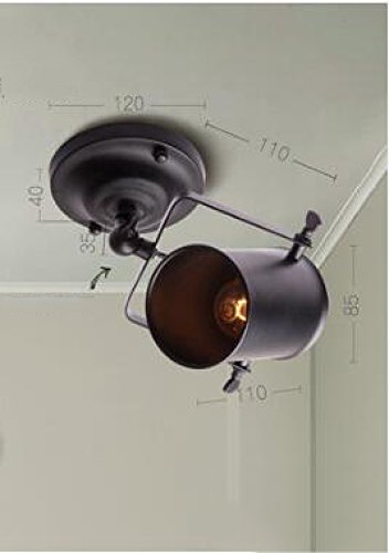 Preisvergleich Produktbild DHG Moderne unbedeutende Retro- Deckenlampen, Lange Industrielle Kreative Wohnzimmerbarbeleuchtung, Lange Scheinwerfer der Bekleidungsgeschäftpersönlichkeits-...