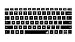 Produktbild Masino® Silikon Keyboard Cover Ultra Dünn Tastatur Haut für Microsoft Surface Buch, Silicon Keyboard Skin-Black, Surface Book