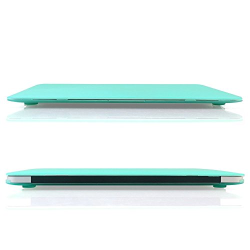 i-Buy Matte Gummierte Harte Schutzh  lle H  lle f  r Apple Macbook Air 13   13 3 Zoll    Schutzfolie   Silikon Tastaturschutz   Anti-Staub-Stecker - T