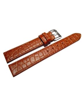 Uhrenarmband - Watchband Berlin - Safari - braun - echtes Leder - 22mm