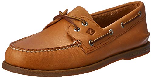 Sperry 0197640 - Náuticos de Cuero para Hombre, Color marrón, Talla 44.5