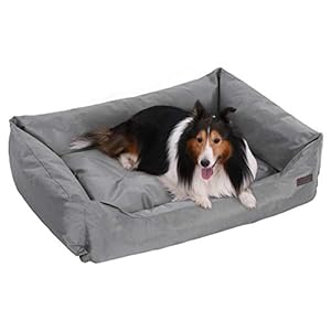 FEANDREA XXL Cómoda Cama para Perros, Perrera, Sofa para Perros, 100 x 70 cm PGW28G