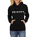 Fanideaz Womens Fullsleeve Cotton Friends Best Tv Series of All Time Premium Hoodies Sweatshirt Pullover RS.995.00
