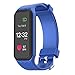 Produktbild KEDA Smart Armband Smart Watch Farbe Bildschirm Herzfrequenz Monitor Fitness Tracker l38i Smart Herzfrequenz Monitor Bluetooth 4.0 Sleep Monitor, Schritt Tracker, blau