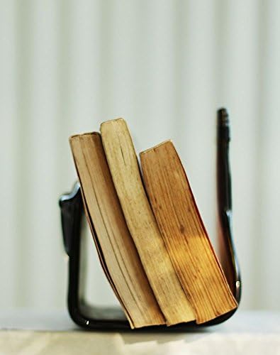 Wonky Works Home Decor Book End Furniture Brown Book Hand