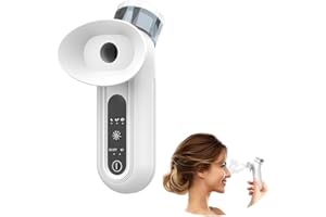 GUIRFLY1N1 Eye Steamer for Dry Eyes, Heated Nano Eye Mist Sprayer with Warm and Cold Compress Modes, Nano Eye Steamer Suitable for Eye Skin Care, Office, Travel, Home