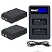 Produktbild TOP-MAX® 2x LP-E10 Akku mit Infochip + Dual Ladegerät mit LED Anzeige für Canon EOS 1100D, 1200D, 1300D, KISS X50, REBEL T3